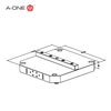 Ausrichtungspalette Version UPC-Palette mit Bodenschiene 320*320*40 mm 3a-100045